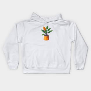 Potted Plant Kids Hoodie